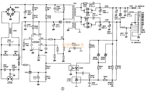 液晶電視電源管理系統核心 L6599、LD7575、LD7552集成電路解析與設計考量